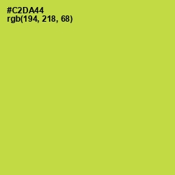 #C2DA44 - Wattle Color Image