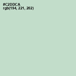 #C2DDCA - Sea Mist Color Image