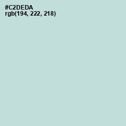 #C2DEDA - Paris White Color Image