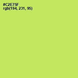 #C2E75F - Yellow Green Color Image