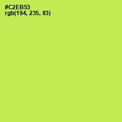 #C2EB53 - Wattle Color Image
