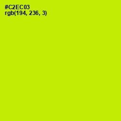 #C2EC03 - Bitter Lemon Color Image