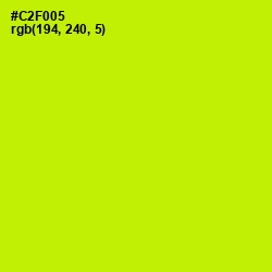 #C2F005 - Electric Lime Color Image