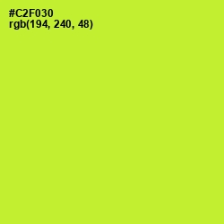 #C2F030 - Pear Color Image