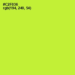 #C2F036 - Pear Color Image