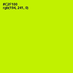 #C2F100 - Electric Lime Color Image