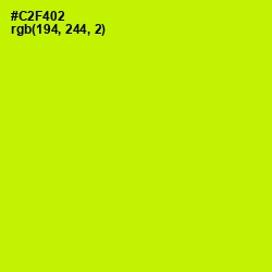 #C2F402 - Electric Lime Color Image