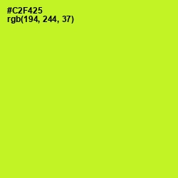 #C2F425 - Pear Color Image