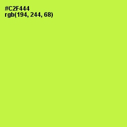 #C2F444 - Wattle Color Image