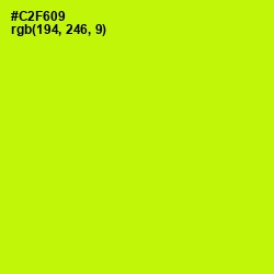 #C2F609 - Electric Lime Color Image