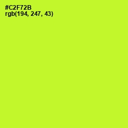 #C2F72B - Pear Color Image