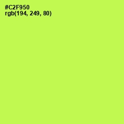 #C2F950 - Wattle Color Image
