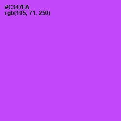 #C347FA - Heliotrope Color Image