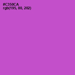 #C350CA - Fuchsia Pink Color Image