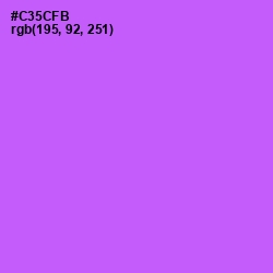 #C35CFB - Heliotrope Color Image