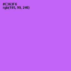 #C363F6 - Heliotrope Color Image