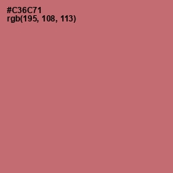 #C36C71 - Contessa Color Image