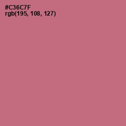 #C36C7F - Contessa Color Image