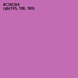 #C36CB4 - Hopbush Color Image