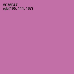 #C36FA7 - Hopbush Color Image