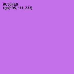 #C36FE9 - Heliotrope Color Image