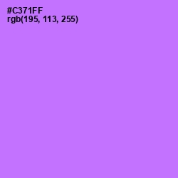 #C371FF - Heliotrope Color Image