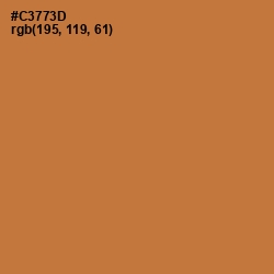 #C3773D - Ochre Color Image