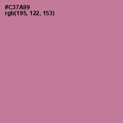 #C37A99 - Charm Color Image