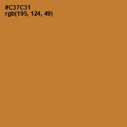 #C37C31 - Ochre Color Image