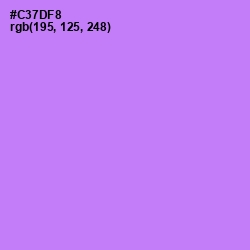 #C37DF8 - Heliotrope Color Image
