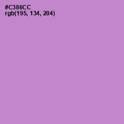 #C386CC - Lilac Color Image