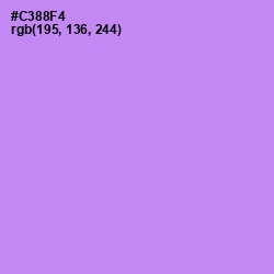 #C388F4 - Light Wisteria Color Image