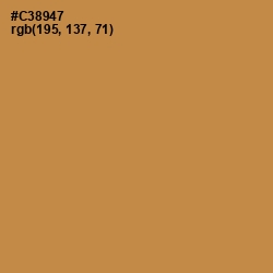 #C38947 - Tussock Color Image