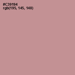 #C39194 - Oriental Pink Color Image