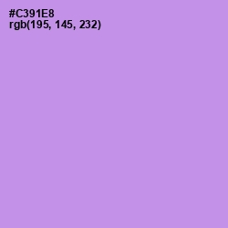 #C391E8 - Light Wisteria Color Image