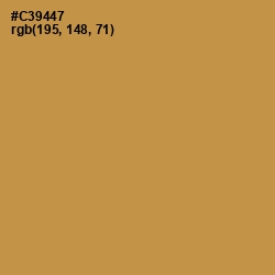 #C39447 - Tussock Color Image