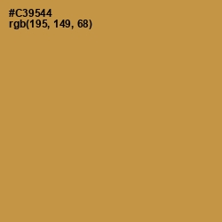 #C39544 - Tussock Color Image