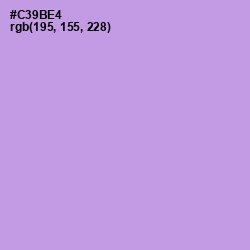 #C39BE4 - Light Wisteria Color Image