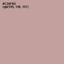 #C39F9D - Oriental Pink Color Image