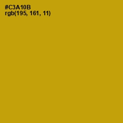 #C3A10B - Buddha Gold Color Image