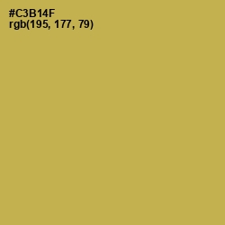 #C3B14F - Turmeric Color Image
