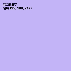 #C3B4F7 - Perfume Color Image