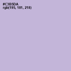 #C3B5DA - Gray Suit Color Image