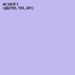 #C3B7F1 - Perfume Color Image