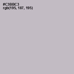 #C3BBC3 - Pale Slate Color Image