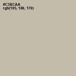 #C3BCAA - Bison Hide Color Image