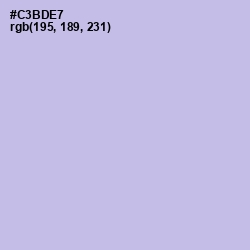 #C3BDE7 - Perfume Color Image