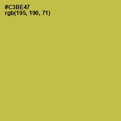 #C3BE47 - Turmeric Color Image