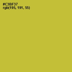 #C3BF37 - Earls Green Color Image