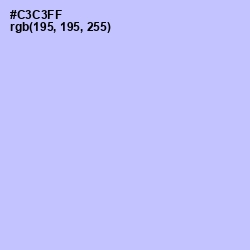 #C3C3FF - Melrose Color Image